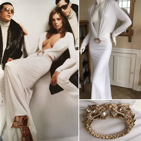 tom ford gucci white dress